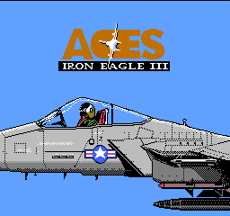 Aces - Iron Eagle 3 (Japan) Title Screen